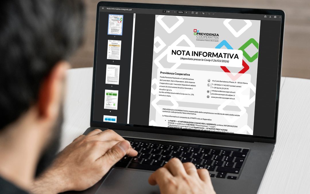 Aggiornamento Nota Informativa e altri documenti del Fondo